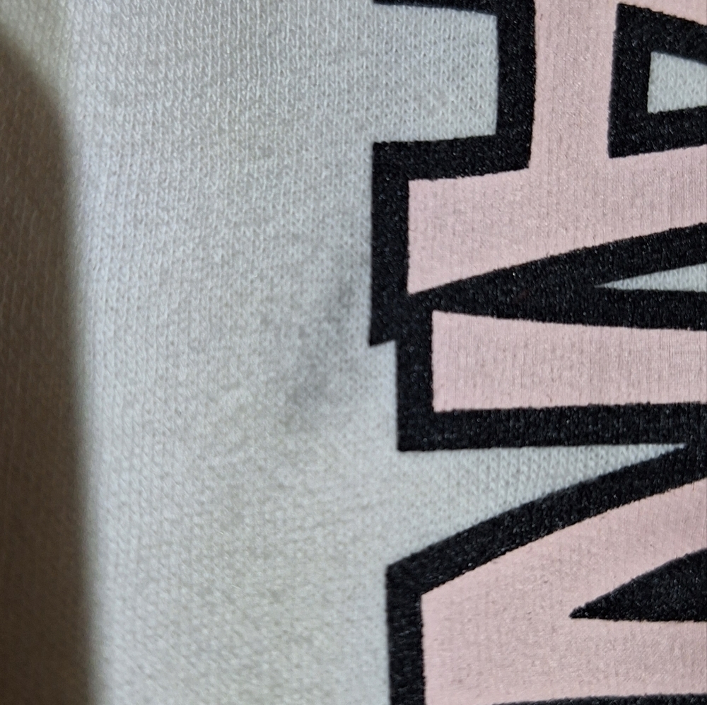 Peanuts dancing Snoopy pink sweatshirt. Womens small. NWT. - Picture 7 of 7